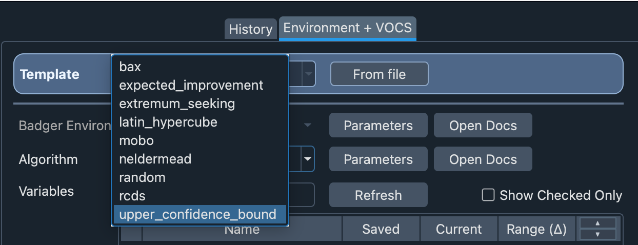 Mini Mode Environment + VOCS